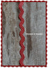 Zigzagband Rood Met Witte Stipjes Breed 9 mm